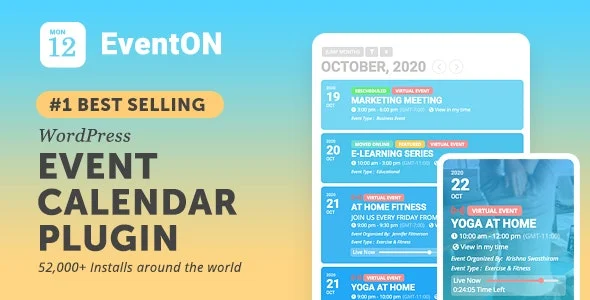 EventON WordPress Virtual Event Calendar Plugin